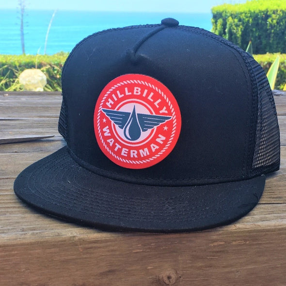 CORPO HAT BLACK-RED PATCH LOGO
